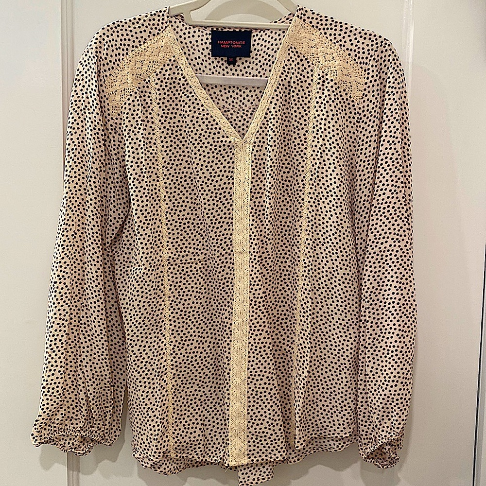Hamptonite New York Silk Long Sleeve Blouse